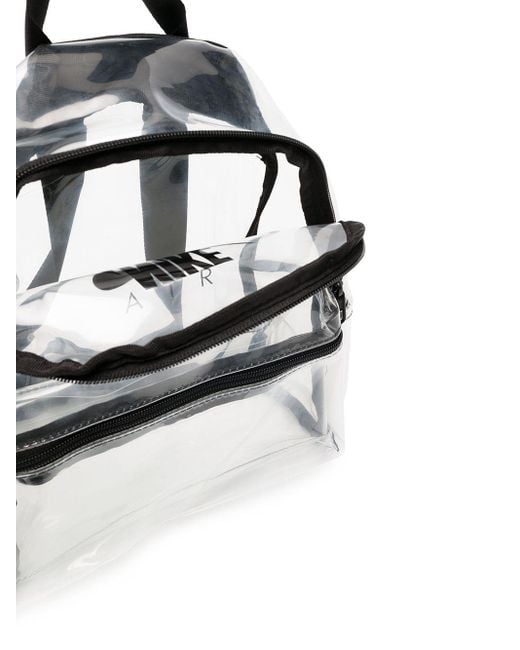 Nike Just Do It Transparent Backpack in White Lyst UK