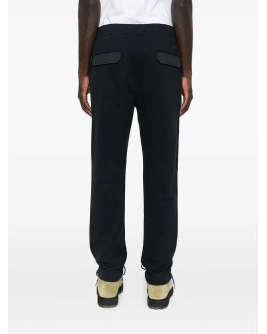 Moncler Blue Elasticated-Waistband Track Pants for men