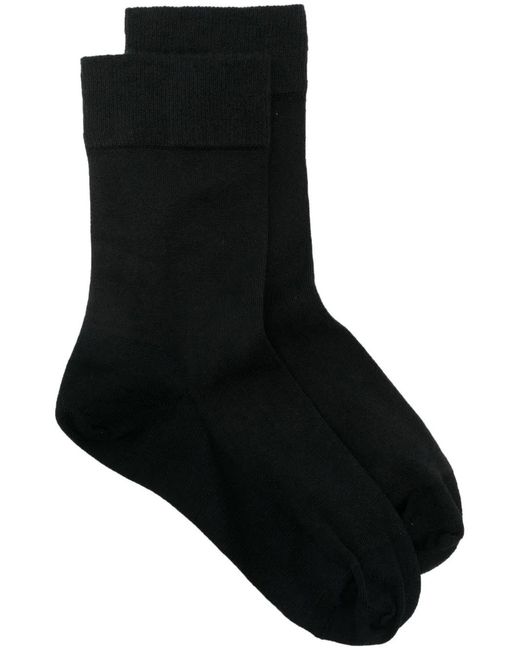 Wolford Black Cashmere-Blend Ankle Socks