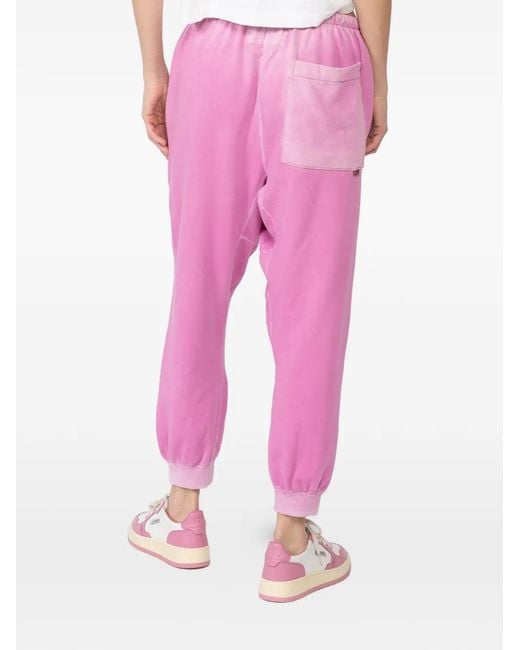 Freecity Pink Sunfades Drawstring Logo-Print Track Pants