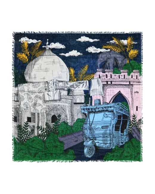 Châle Indian City Bimba Y Lola en coloris Blue