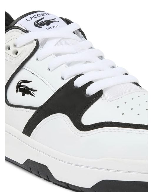 Lacoste White Courtcage Set Low-Top Sneakers for men