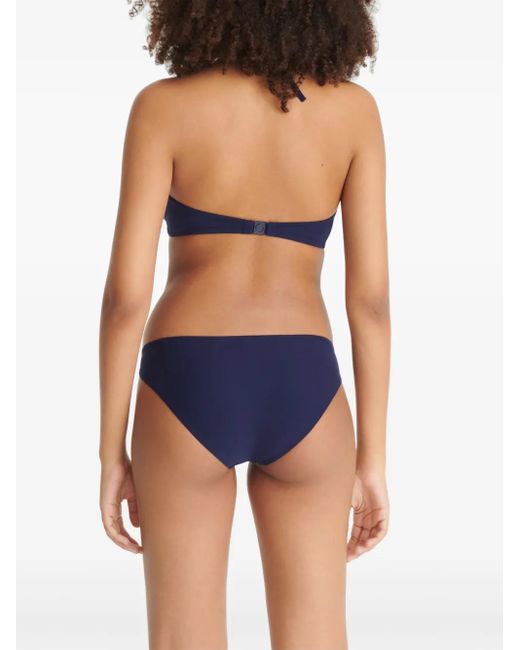 Eres Blue Gang Triangle Bikini Top