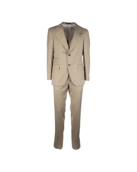 Gabriele Pasini Natural Single-Breasted Suit for men