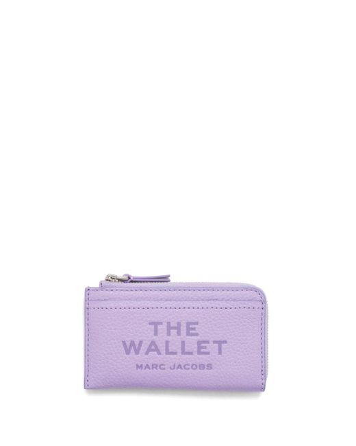 Portafoglio con logo di Marc Jacobs in Purple