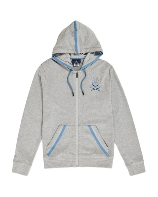 メンズ Psycho Bunny Priory パーカー Gray