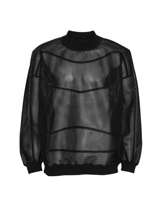 Henrik Vibskov Black Abstract Frog Sweatshirt for men