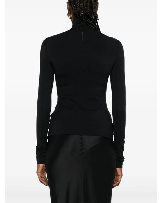Nanushka Black Turtleneck Top