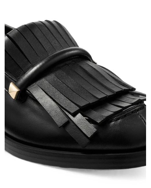 Jimmy Choo Black Eska Loafers