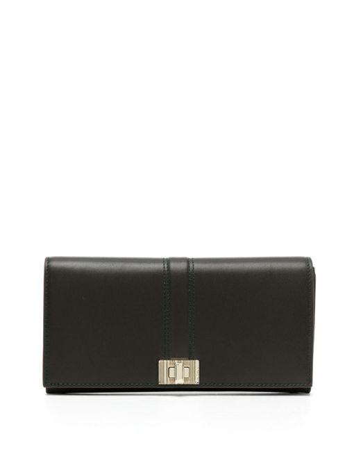 Paul Smith Black Leather Long Wallet