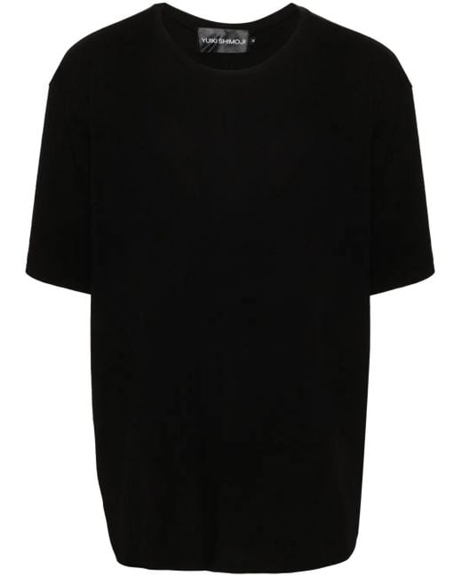 Yuiki Shimoji Black Short-Sleeve T-Shirt