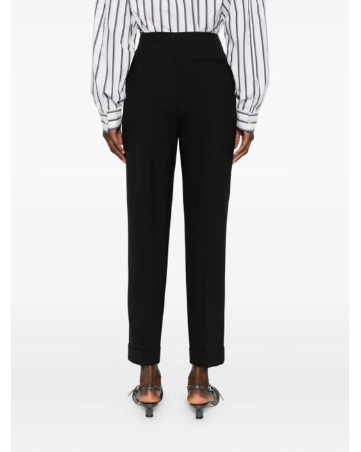Pantaloni Con Tasche Laterali di Alberta Ferretti in Black