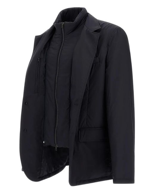 Herno Blue Inã Ecoage Two-Button Jacket for men
