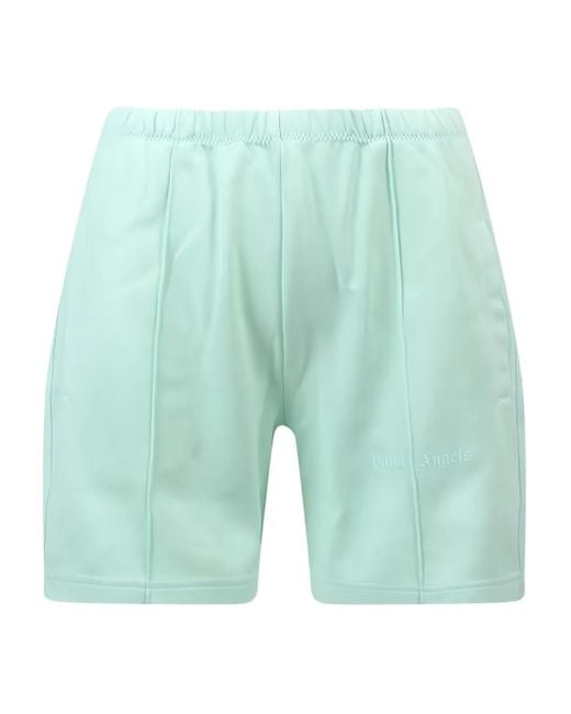 Palm Angels Joggingshorts mit Kontrasteinsätzen in Blue für Herren