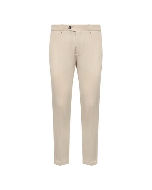 BE ABLE Natural Pressed-Crease Tailored Trousers for men