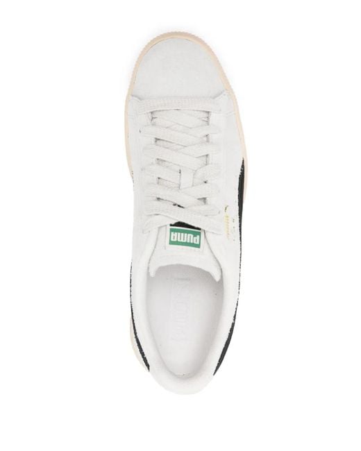 PUMA Clyde スエードスニーカー White