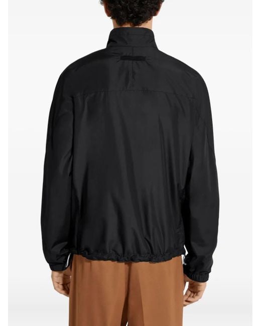 Zegna Gray Reversible Brezza Zip-Fastening Jacket for men