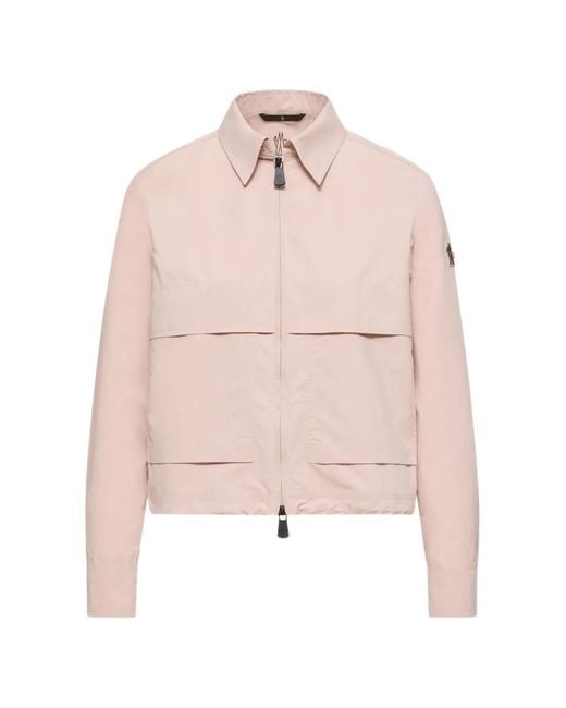 Moncler Pink Zipped Jacket
