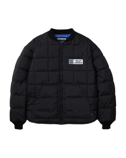 Neighborhood Blue Quilted Jacket for men