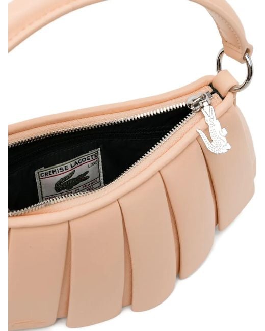 Lacoste Pink Medium Runway Lenglen Tote Bag