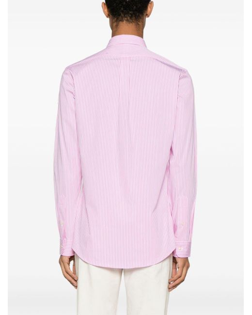 メンズ Polo Ralph Lauren ストライプ シャツ Pink
