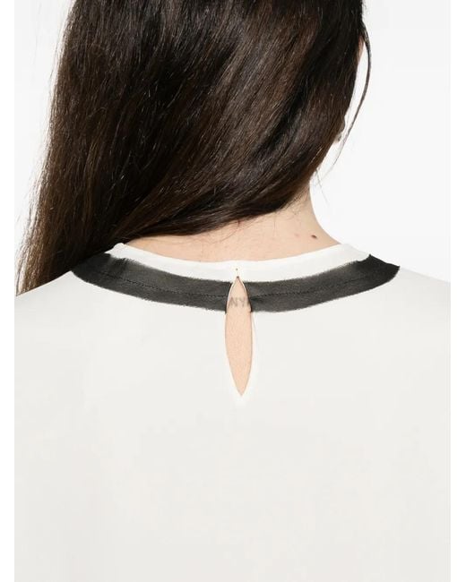 N°21 White Silk Blend Blouse