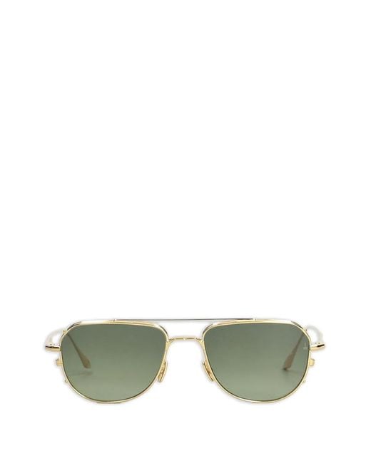 Jacques Marie Mage Green Cendrars Pilot-Frame Sunglasses