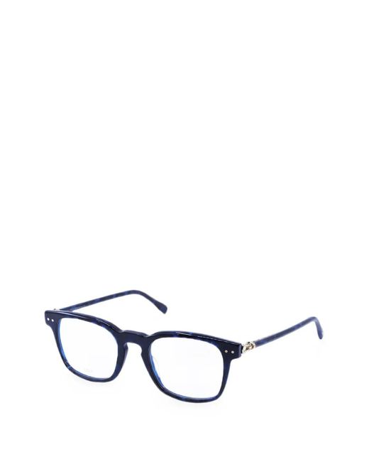 Fred Blue Square-Frame Glasses for men