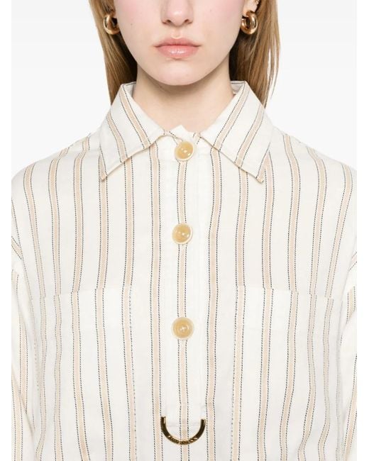 Blusa A Rayas Zimmermann de color White