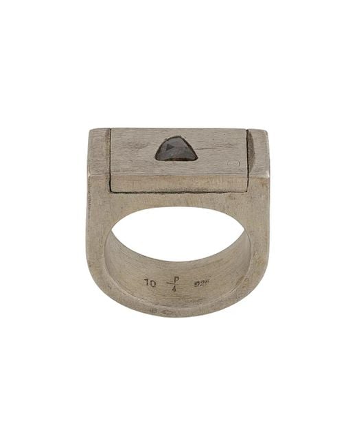 Parts Of 4 White Plate 9Mm Ring