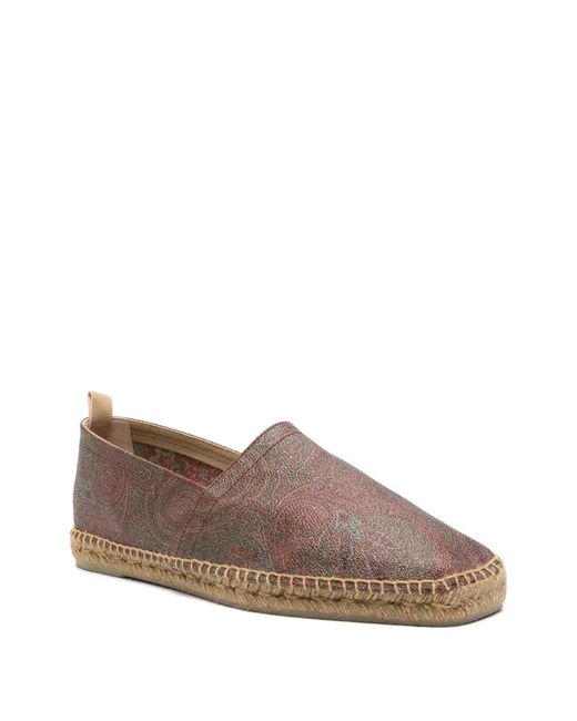 Castaner Brown Flat Shoes for men