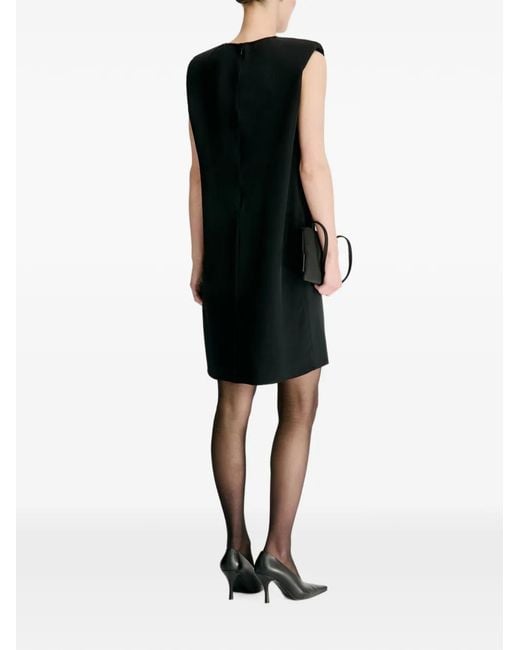 Loulou de Saison Black Lio Darted Mini Dress
