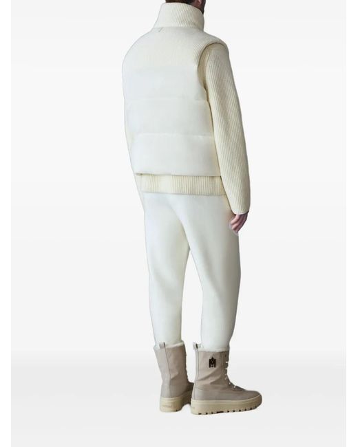 Mackage White Braxton Gilet for men
