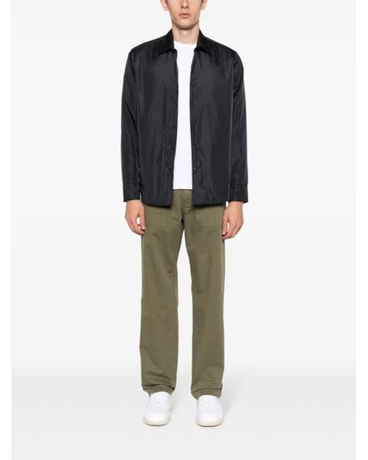 Aspesi Black Buttoned Shirt for men