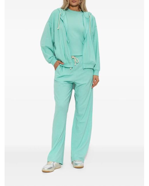 American Vintage Green Ypawood Zip-Up Hoodie