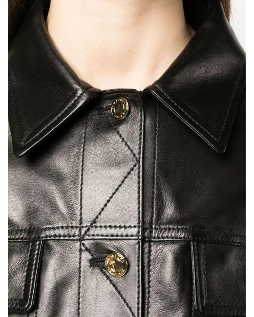 Tom Ford Black Calf-Leather Shirt