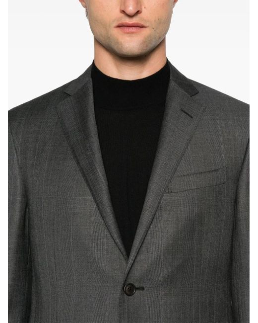 Traje a cuadros príncipe de Gales Corneliani de hombre de color Gray