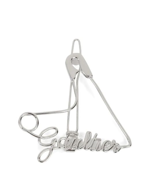 Jean Paul Gaultier Black Safety Pin Hair Clip