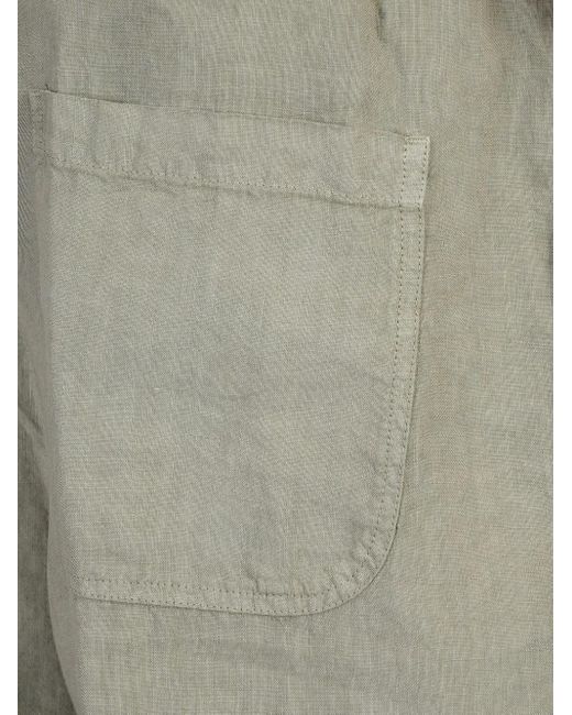 120% Lino Shorts aus Leinen in Natural für Herren