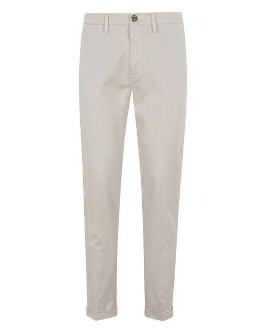 Re-hash Gray Belt-Loop Pocket Chinos for men