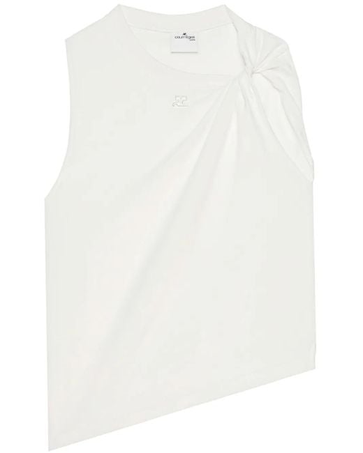 メンズ Courreges ツイスト タンクトップ White