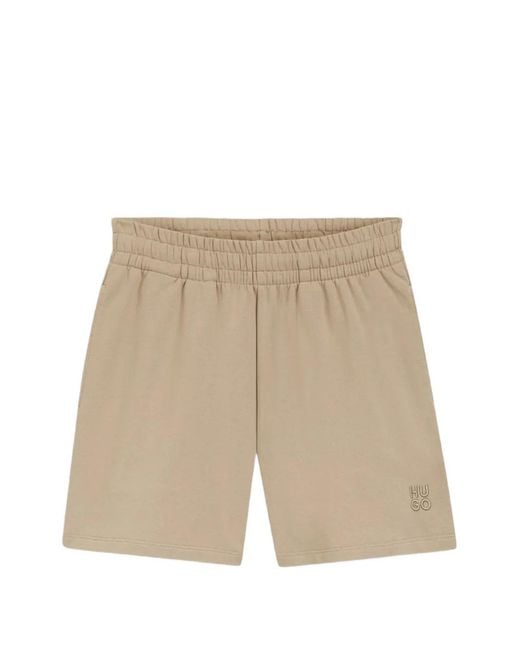 HUGO White Ninosta Shorts