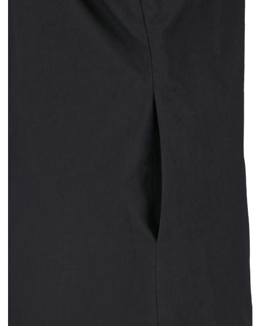 Stella McCartney Black Asymmetric One-Shoulder Dress
