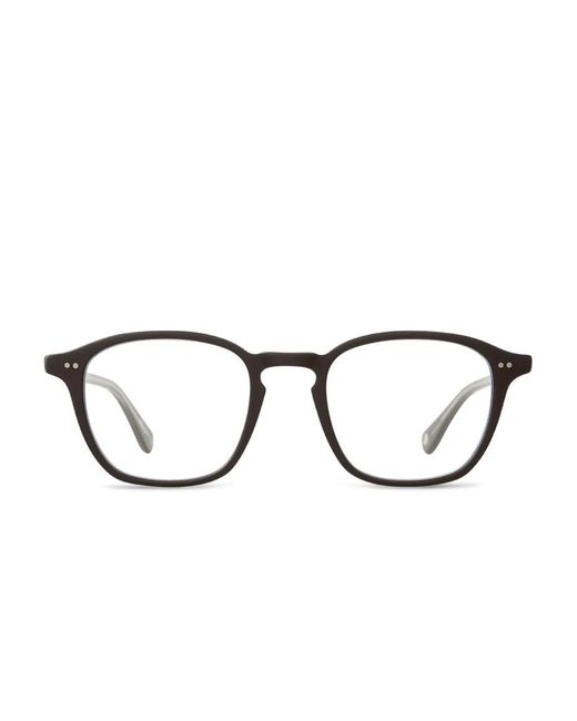 Garrett Leight Black Brille Mit Eckigem Gestell