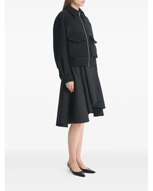 BITE STUDIOS Black Tailored Voluminous Skirt