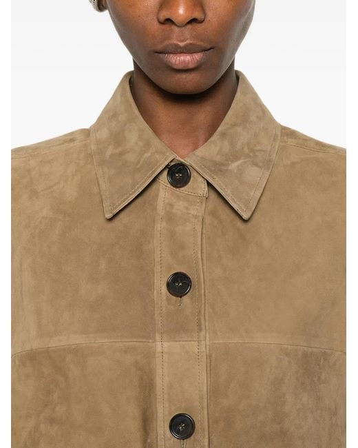 Arma Natural Kaylee Suede Jacket