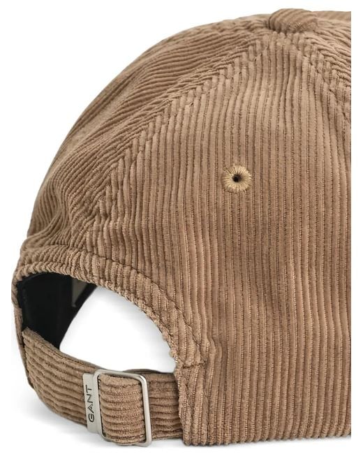 Gant Brown Shield Cord Cap for men