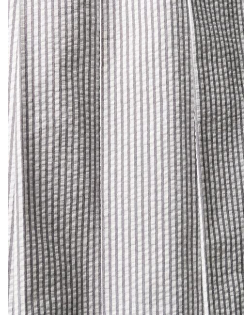 Thom Browne Multicolor Seersucker Classic Rise Skirt for men