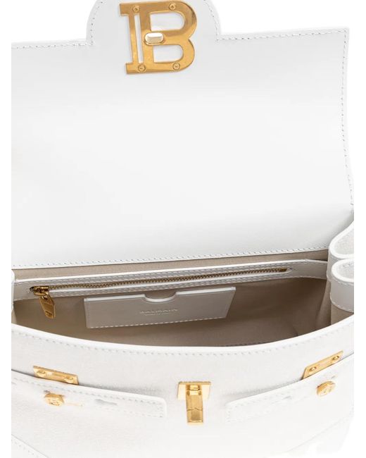 Balmain White Sac À Main 23 B-Buzz
