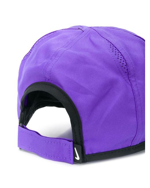 Nike Synthetic Swoosh Logo Baseball Cap in Purple for Men | Lyst